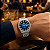 Relógio Orient Masculino Heritage Automático Safira 38,5mm Aço Azul YN6SS014 D1SX - Imagem 2