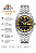 Relógio Orient Masculino Heritage Automático Safira 38,5mm Aço Preto YN6SS019 G1SX - Imagem 3