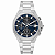 Relógio Orient Masculino SolarTech Bracelete Integrado Aço Fundo Azul 40mm MBSSC295 D1SX - Imagem 1