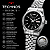 Relógio Technos Masculino Automático Riviera Aço Preto Day-Date 38mm 8205PU/1P - Imagem 4