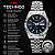 Relógio Technos Masculino Automático Riviera Aço Azul Day-Date 38mm 8205PU/1A - Imagem 4
