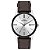 Relógio Technos Masculino Prata Clássico Pulseira Couro Marrom 2115MPP/1K Original - Imagem 5