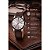 Relógio Technos Masculino Prata Clássico Pulseira Couro Marrom 2115MPP/1K Original - Imagem 6