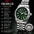 Relógio Technos Masculino Automático Riviera Aço Verde Day-Date 38mm 8205PU/1V - Imagem 4