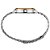 Relógio Feminino Seculus 77267LPSVBS3 Bicolor Aço Prata e Dourado Mostrador Preto Original - Imagem 4