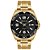 Relógio Seculus Masculino Long Life Dourado Fundo Preto 46mm 77241GPSVDA2 - Imagem 1