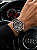 Relógio Orient Masculino Solartech Cronógrafo Safira Misto Rose Gold Couro 40mm MTSCC052 P1PX - Imagem 4