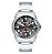 Relógio Orient Masculino Prata Fundo Grafite Aço MBSS1154A G2SX Original - Imagem 1