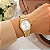 Relógio Euro Feminino Dourado Caixa Hexagonal Geométrico 26mm EU2035ZAD4K - Imagem 2