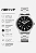 Relógio Orient Feminino Clássico Aço Prata Fundo Preto 34mm FBSS1159P2SX - Imagem 3