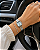 Relógio Euro Feminino Estilo Bracelete Com Cristais Fundo Azul 20mm EU2035ZBF5A - Imagem 2