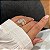 Aliança Princess Moissanites Ouro18k - Imagem 3