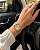 Relógio Seculus Feminino Clássico Quadrado Dourado Pulseira Jubilee 34mm 44284LPSVDS1 Original - Imagem 5