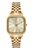 Relógio Seculus Feminino Clássico Quadrado Dourado Pulseira Jubilee 34mm 44284LPSVDS1 Original - Imagem 1