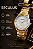 Relógio Seculus Feminino Dourado Imponente 42mm Vidro Facetado 77165LPSVDS1 - Imagem 5