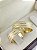 Aliança Reta Friso com Textura 6mm Ouro 18K - Imagem 3