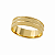 Aliança Reta Friso com Textura 6mm Ouro 18K - Imagem 1