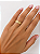 Aliança Reta Friso com Textura 6mm Ouro 18K - Imagem 5