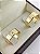 Aliança Reta Friso Lateral com Moissanite Borda Chanfrada 6mm Ouro 18K - Imagem 3