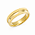Aliança Reta com Friso Acetinada Anatômica 5mm Ouro 18K - Imagem 1