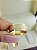 Aliança Reta Polida Diamantada 7mm Ouro 18K - Imagem 2