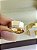 Aliança Reta com Friso e Filete de Moissanites Polida Anatômica 8mm Ouro 18K - Imagem 4