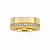 Aliança Reta com Friso Polida Moissanites Cravejados Anatômica 7mm Ouro 18K - Imagem 1