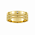 Aliança Reta com Friso Moissanite Polida Diamantada Semi Anatômica 7mm Ouro 18K - Imagem 1