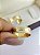 Aliança Reta com Friso Polida Borda Diamantada 6mm Ouro 18k. - Imagem 5