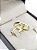 Aliança Reta com Frisos Filete de Diamantes 3mm Ouro 18k. - Imagem 2
