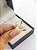 Aliança Reta com Frisos Filete de Diamantes 3mm Ouro 18k. - Imagem 4