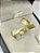 Aliança Reta Côncava Texturizada com Filete de Diamantes 5mm Ouro 18k. - Imagem 6
