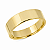 Aliança Reta Polida 5mm Ouro 18k. - Imagem 1