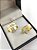 Aliança Reta com Friso Textura Filetes de Diamantes 8mm Ouro 18k. - Imagem 4
