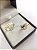 Aliança Reta com Friso Polida Filete de Diamantes 4mm Ouro 18K - Imagem 2