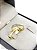 Aliança Reta com Friso Filete de Diamantes 4mm Ouro 18k. - Imagem 2