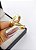Aliança Reta com Friso Filete de Diamantes 4mm Ouro 18k. - Imagem 3
