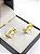 Aliança Reta com Friso Textura Filete de Diamantes 5mm Ouro 18k. - Imagem 4