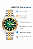 Relógio Orient Masculino Automático Heritage Bicolor Safira Verde YN6TT005 E1SK Original - Imagem 3