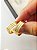 Aliança Reta com Friso Textura 6mm Ouro 18K - Imagem 5