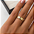 Aliança Reta com Friso Semi Anatômica 3,5mm Ouro 18K - Imagem 5