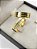 Aliança Reta com Friso Filete de Diamantes 6mm Ouro 18K - Imagem 4