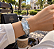Relógio Orient Feminino LBSS1035A3SX Retangular Safira Fundo Azul - Imagem 4