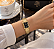 Relógio Orient LGSS1021G3KX Tank Dourado Preto - Imagem 4