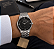 Relógio Seculus Prata Ultra Slim 39mm 44303G0SVNA1 Preto - Imagem 2