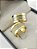 Aliança Reta com Friso Diamantes Cravados 10,0mm Ouro 18K - Imagem 2