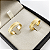 Aliança Reta com Friso Texturizada 5,0mm Ouro 18K - Imagem 4