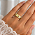 Aliança Reta com Friso Filete lateral Texturizado 6,5mm Ouro 18K - Imagem 5