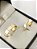 Aliança Reta Semi Anatômica com Filete Transversal de Diamantes 5,0mm Ouro 18K - Imagem 4