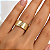 Aliança Reta Semi Anatômica com Filete Transversal de Diamantes 5,0mm Ouro 18K - Imagem 5